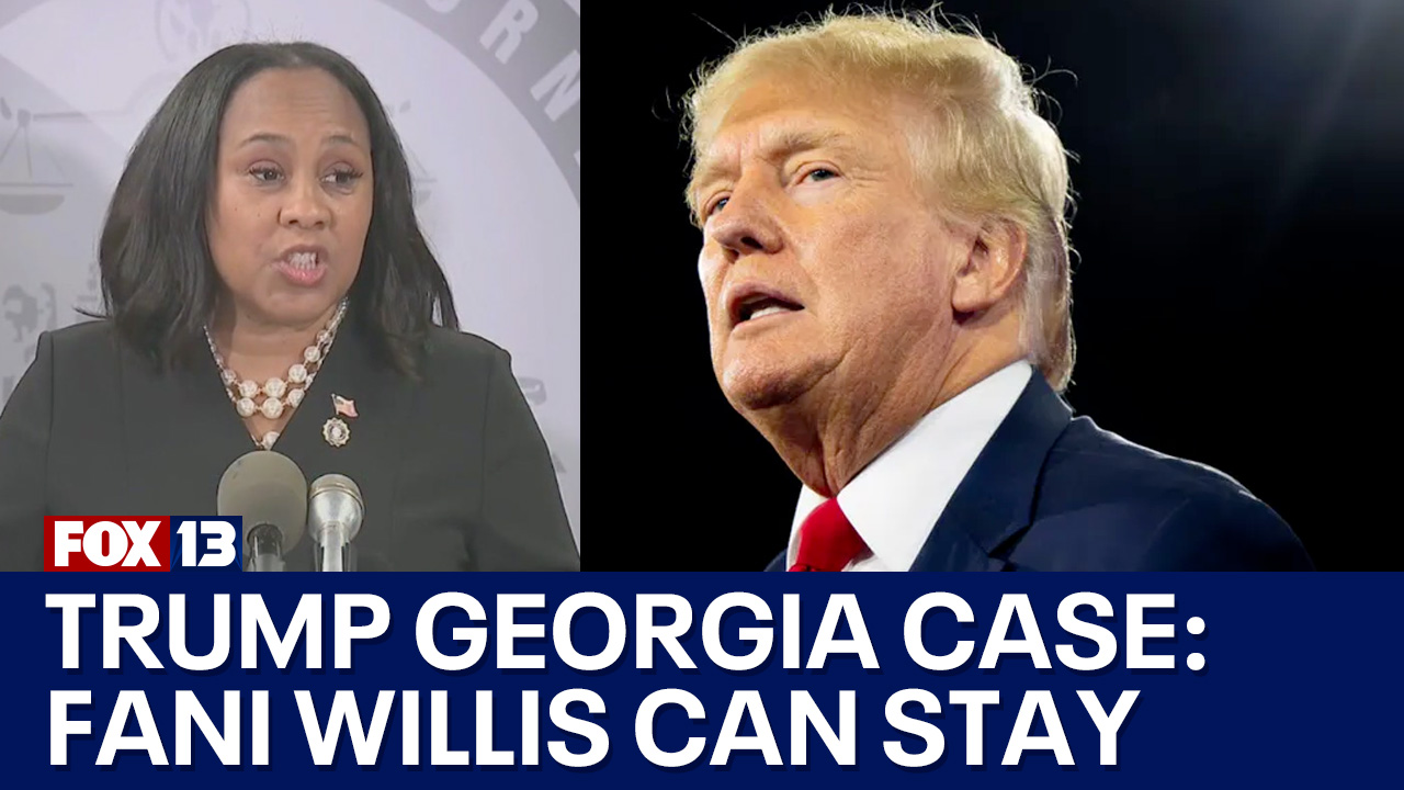 Judge rules Fani Willis can stay on Trump Georgia case
