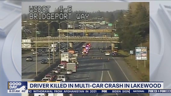 Driver killed in Lakewood multi-car crash