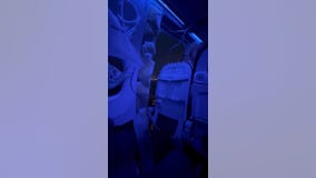 RAW VIDEO: Passenger recording of Boeing mid-flight blowout