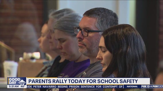 Parents rally today for school safety