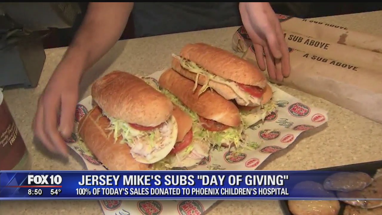 Jersey Mike's 'Day of Giving'