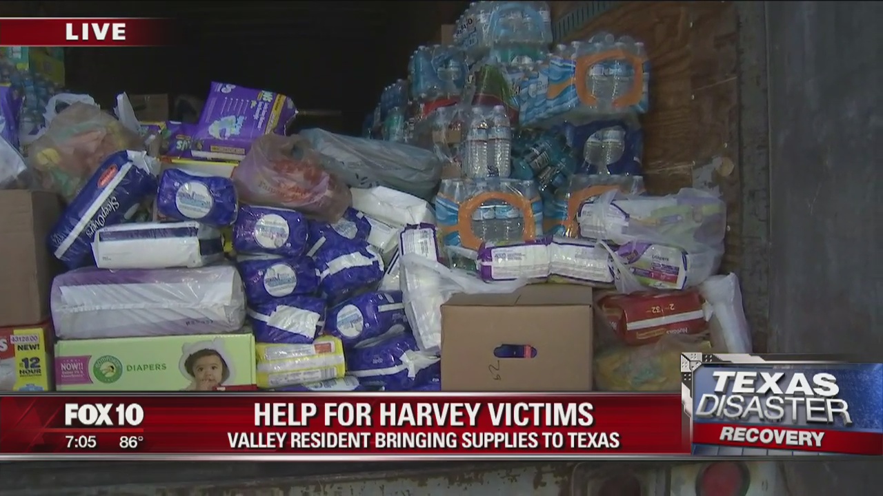 Valley man bringing supplies to Texas for Harvey victims