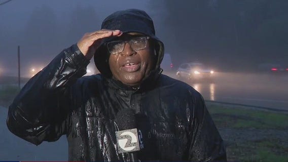 Wet weather in the Santa Cruz Mountains