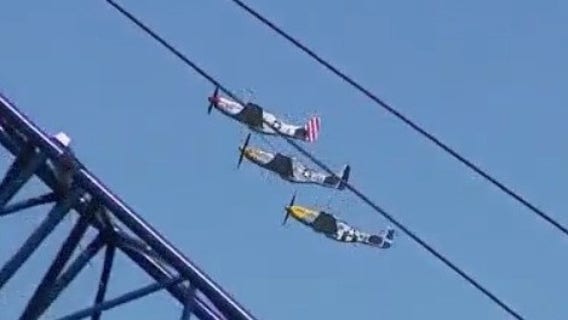 Planes take to sky for Fleet Week practice show
