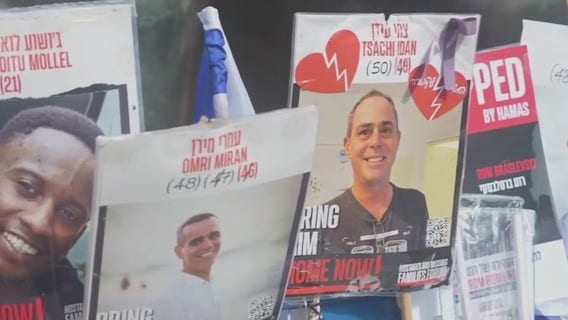 Israelis gather in Tel Aviv for safe return of Hamas hostages