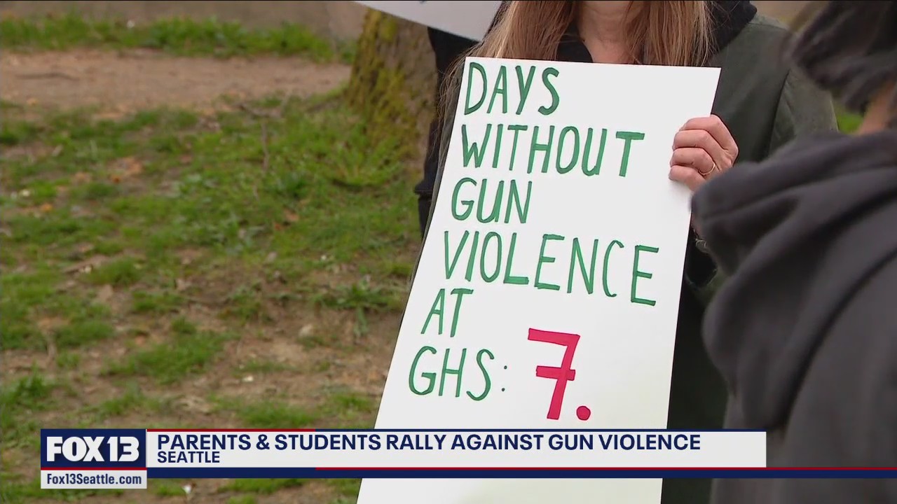 Parents, students rally against gun violence