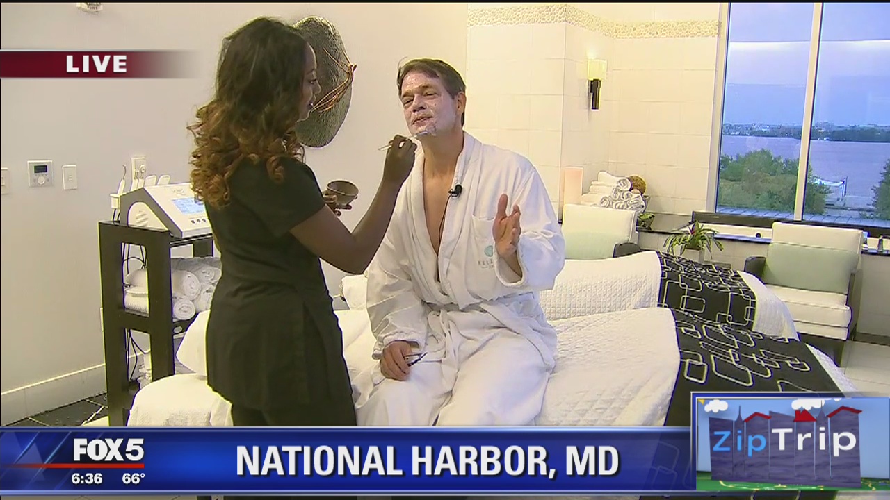Zip Trip National Harbor: Tucker goes to the spa
