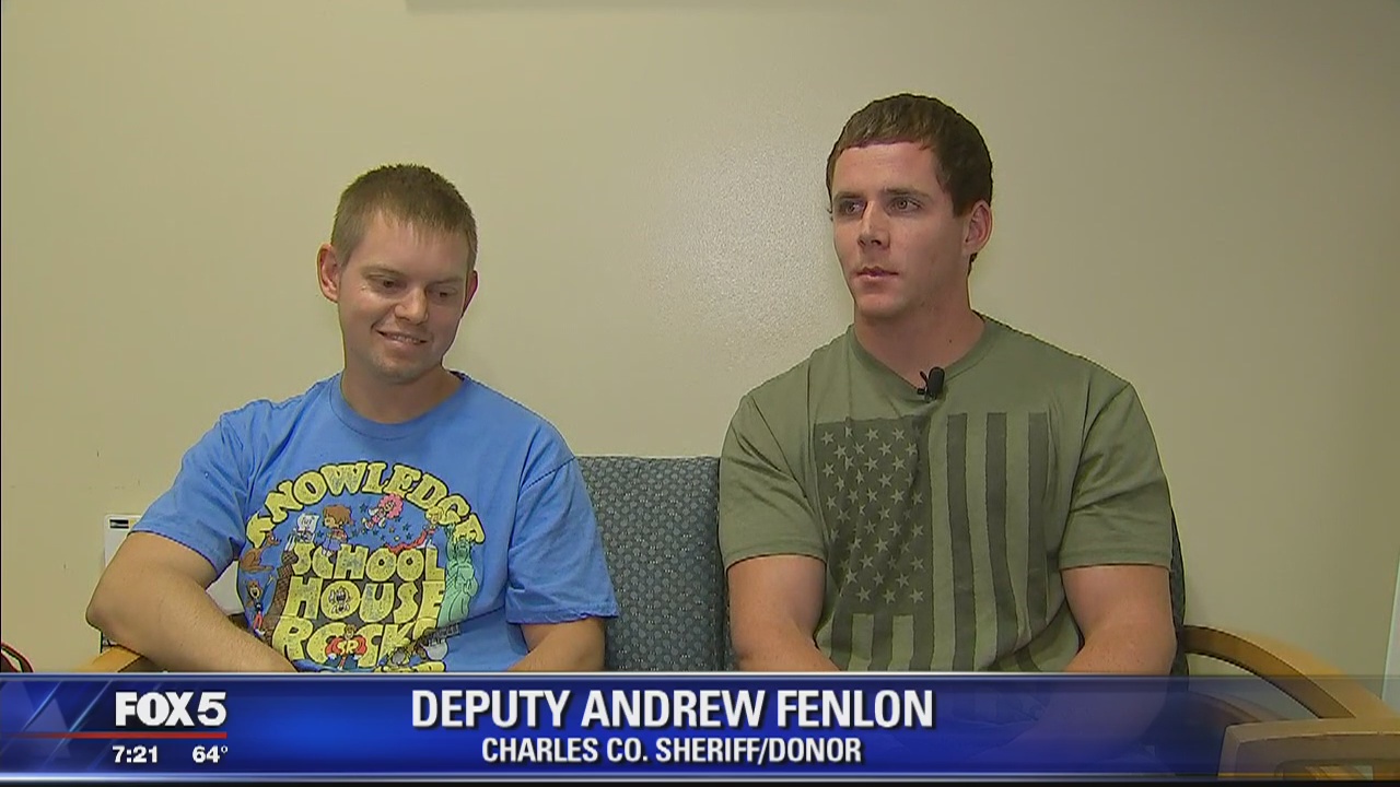 Charles County deputy to donate kidney to fellow deputy