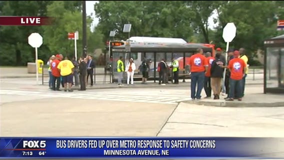 Bus drivers protest Metro's response to security concerns