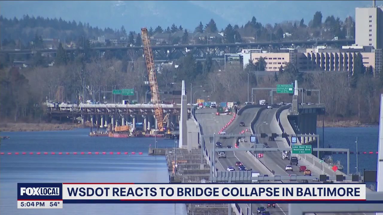 WSDOT speaks on Baltimore Key Bridge collapse | FOX 13 Seattle