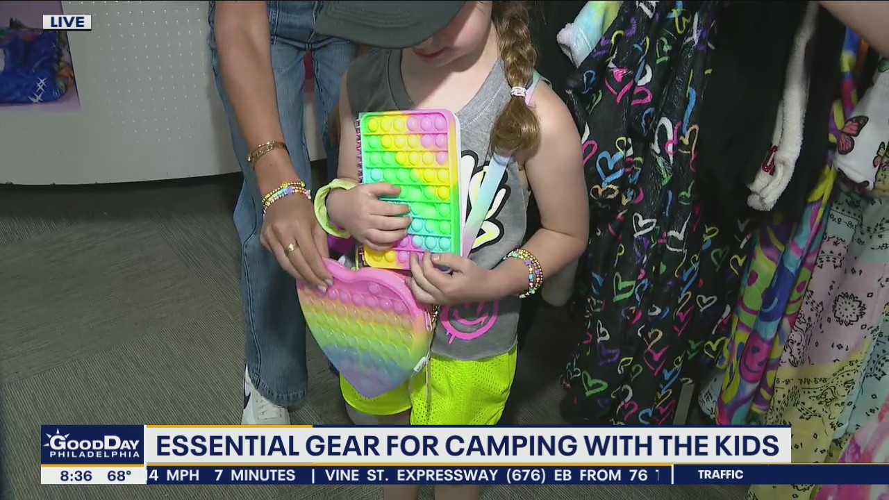 Kids gear up for summer camping at local shop
