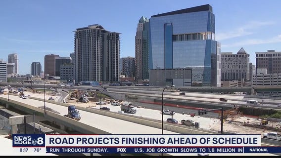 Road projects finish ahead of schedule