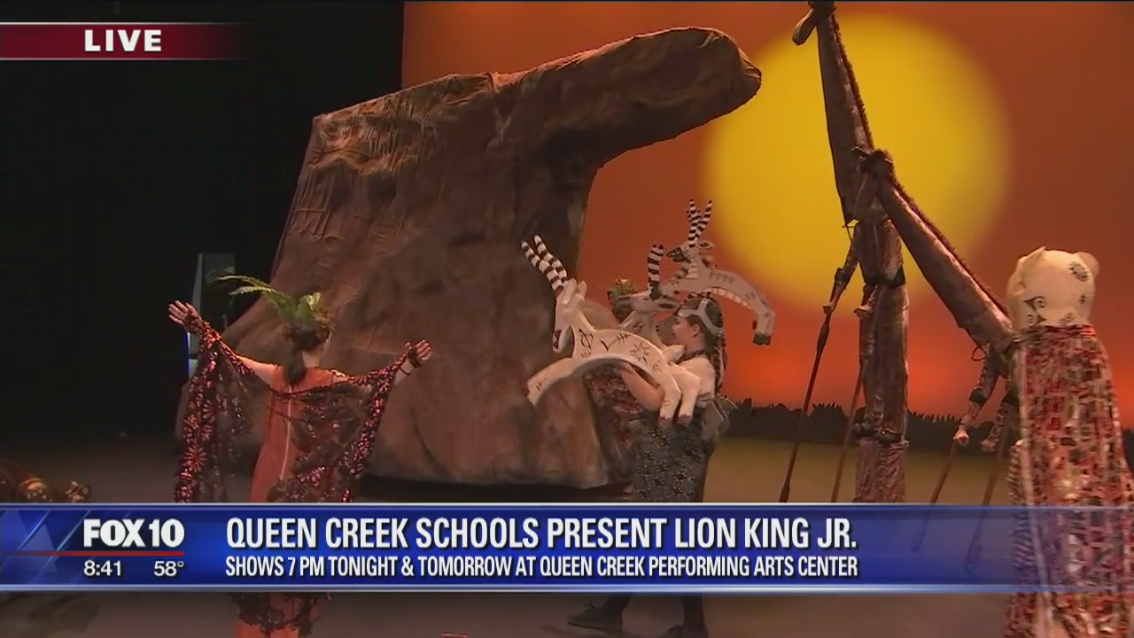 Queen Creek Unified School District presents Lion King Jr.