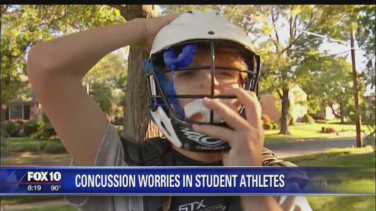 Concussion worries in student athletes