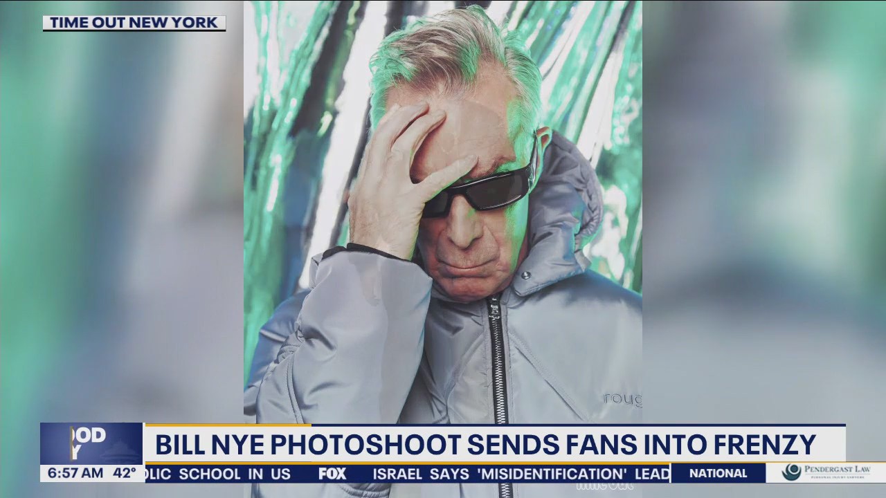 Bill Nye photoshoot sends fans into frenzy