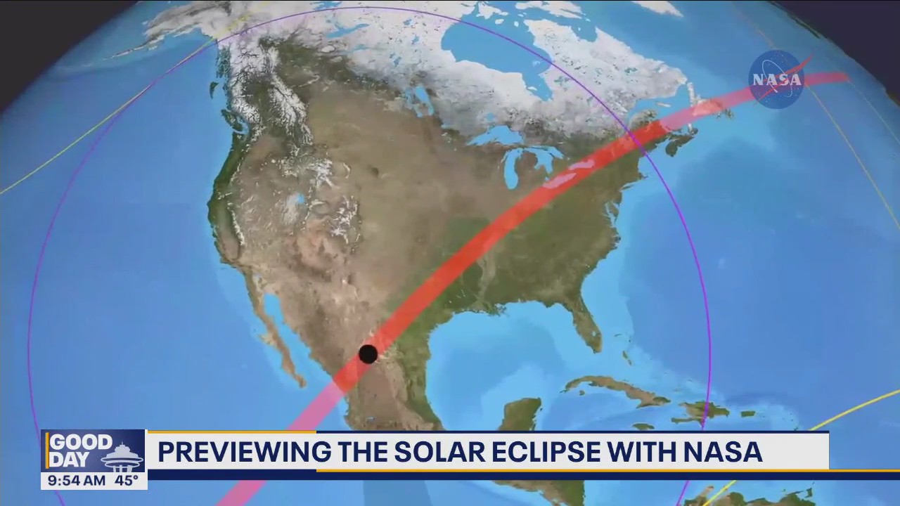 Previewing solar eclipse with NASA