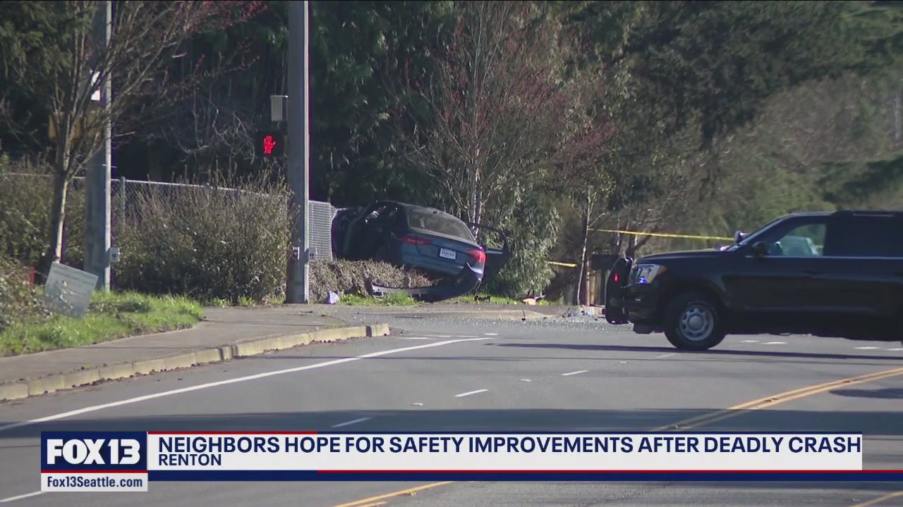 Renton neighbors call for safety improvement after fatal crash | FOX 13 ...