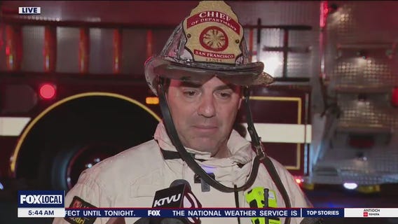 Chief: 3-alarm fire raging in SF Marina district; 2 firefighters injured