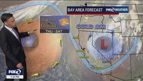 Rain clouds moving out