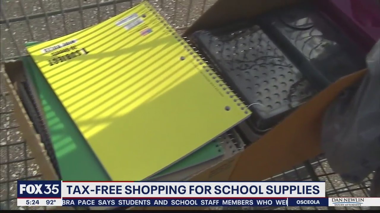 Back-to-school tax free weekend