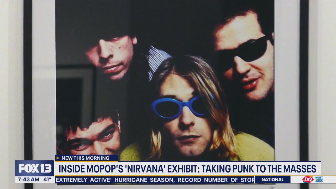 Checking out MoPOP's Nirvana exhibit