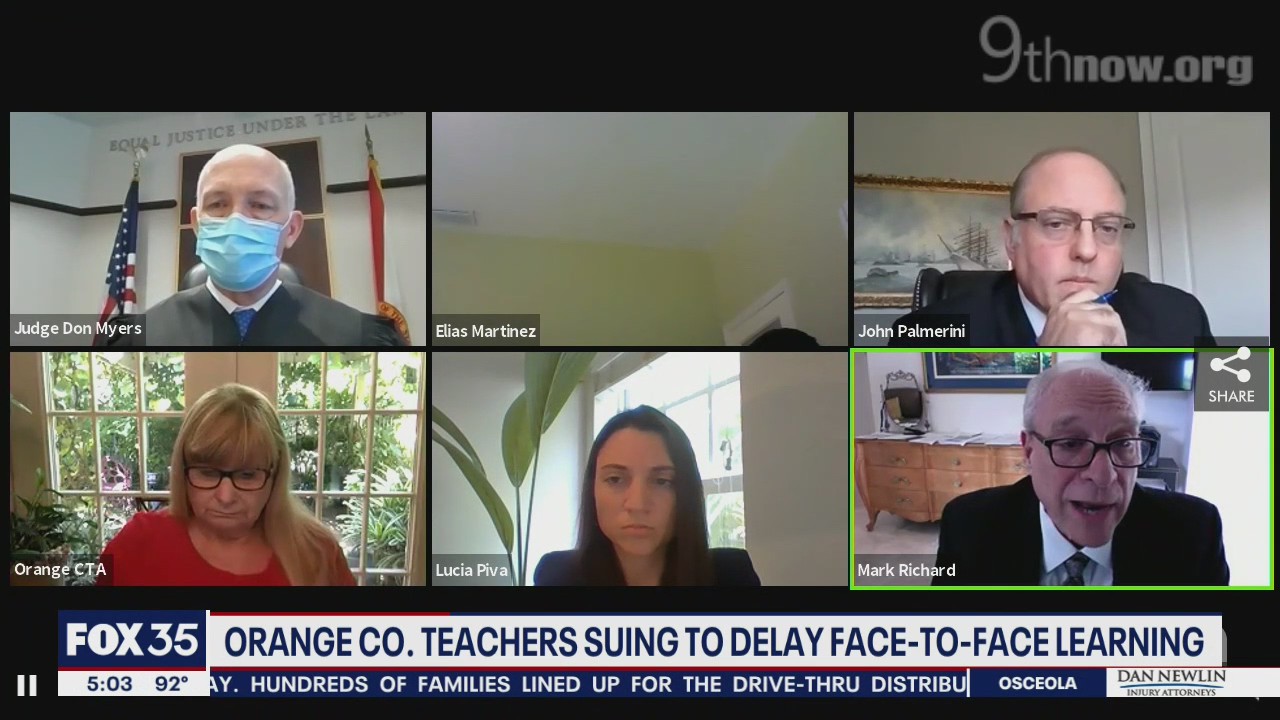 Hearing held on teachers union lawsuit to delay in-person learning