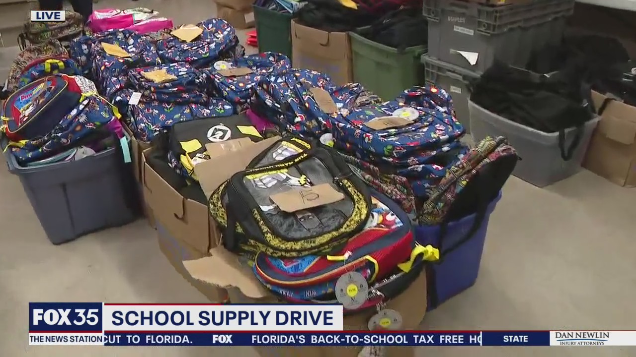 School supply drive for families in need