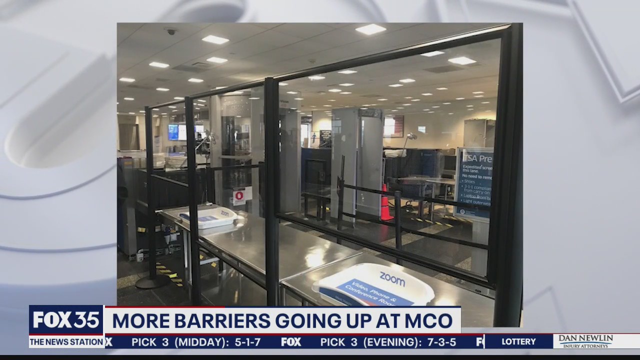 More protective barriers going up at OIA