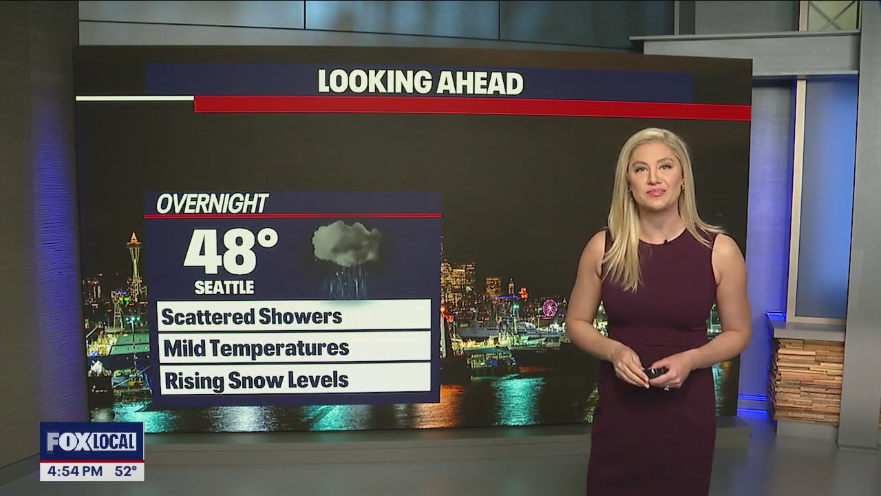 Seattle weather: Tapering showers Tuesday
