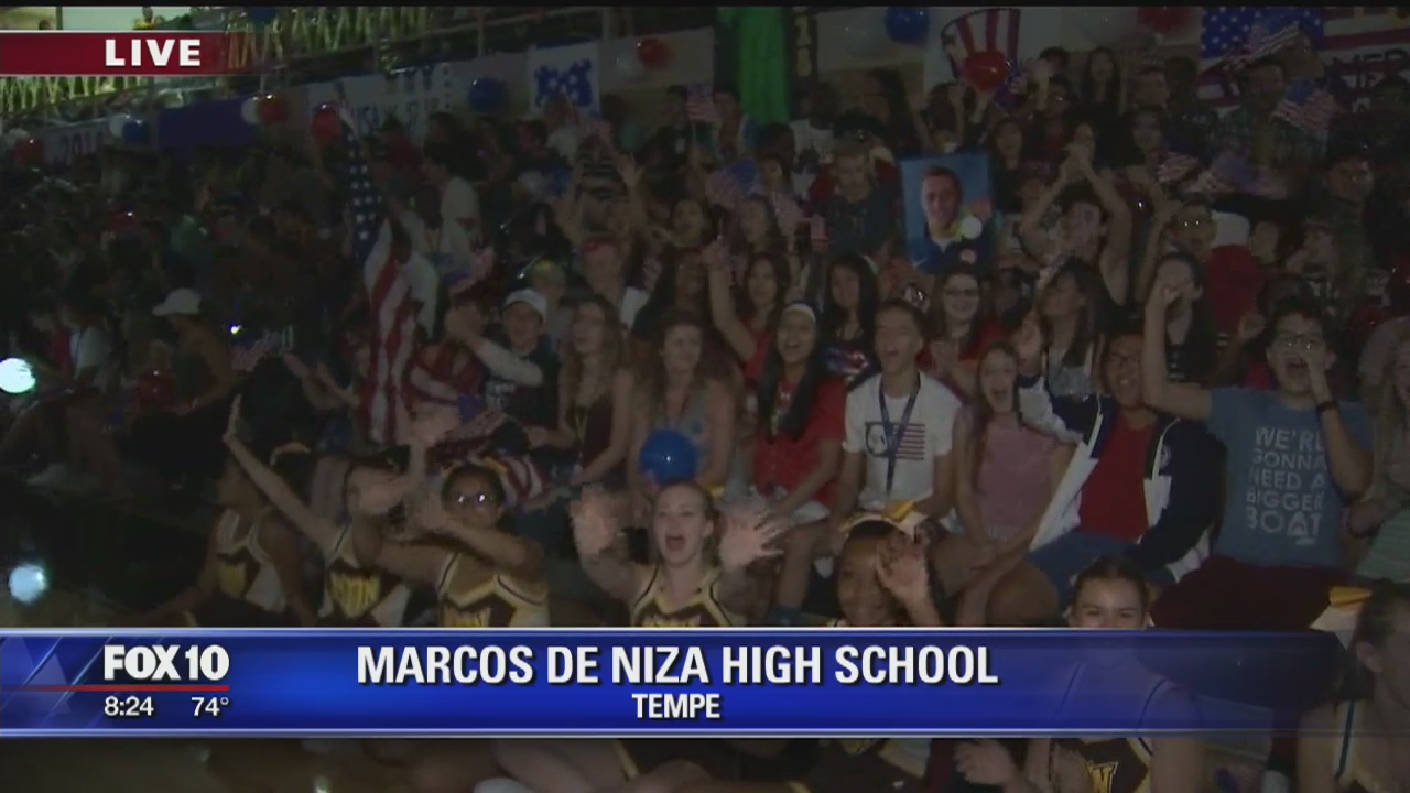 Friday pep rally: Marcos de Niza High School