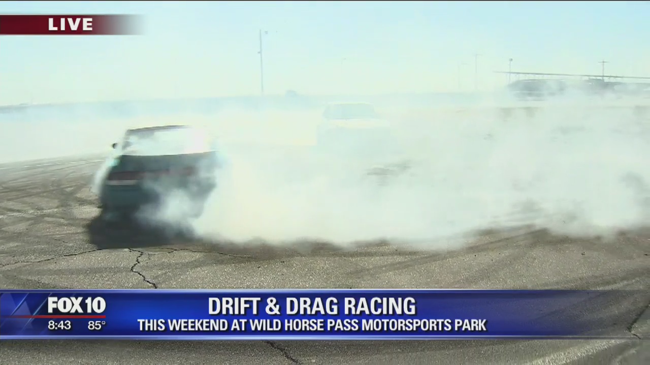 Drift and drag racing at Wild Horse Pass
