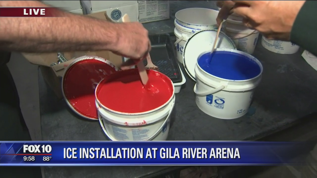 Cory's Corner: Ice installation at Gila River Arena