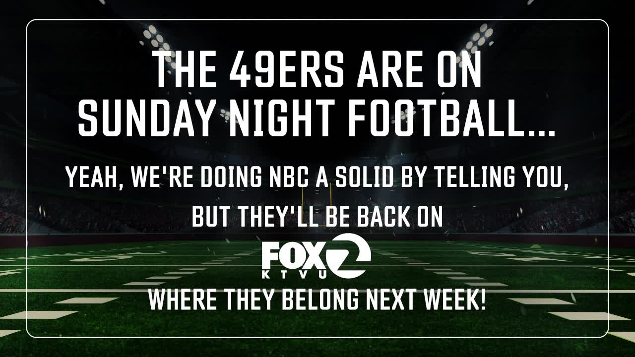 Fox Local: Where to watch the 49ers on Sunday