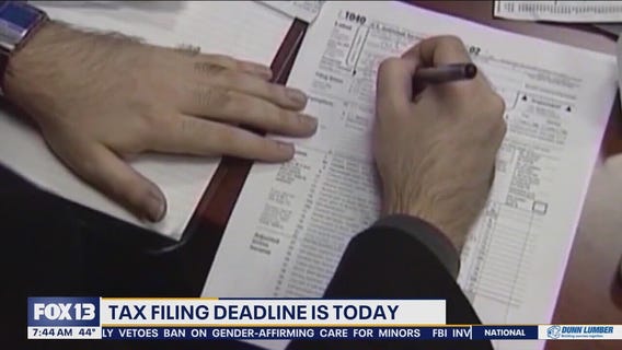 Tax filing deadline is today