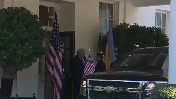 Trump and Zelenskyy meet at White House as Ukraine seeks Tomahawk missiles