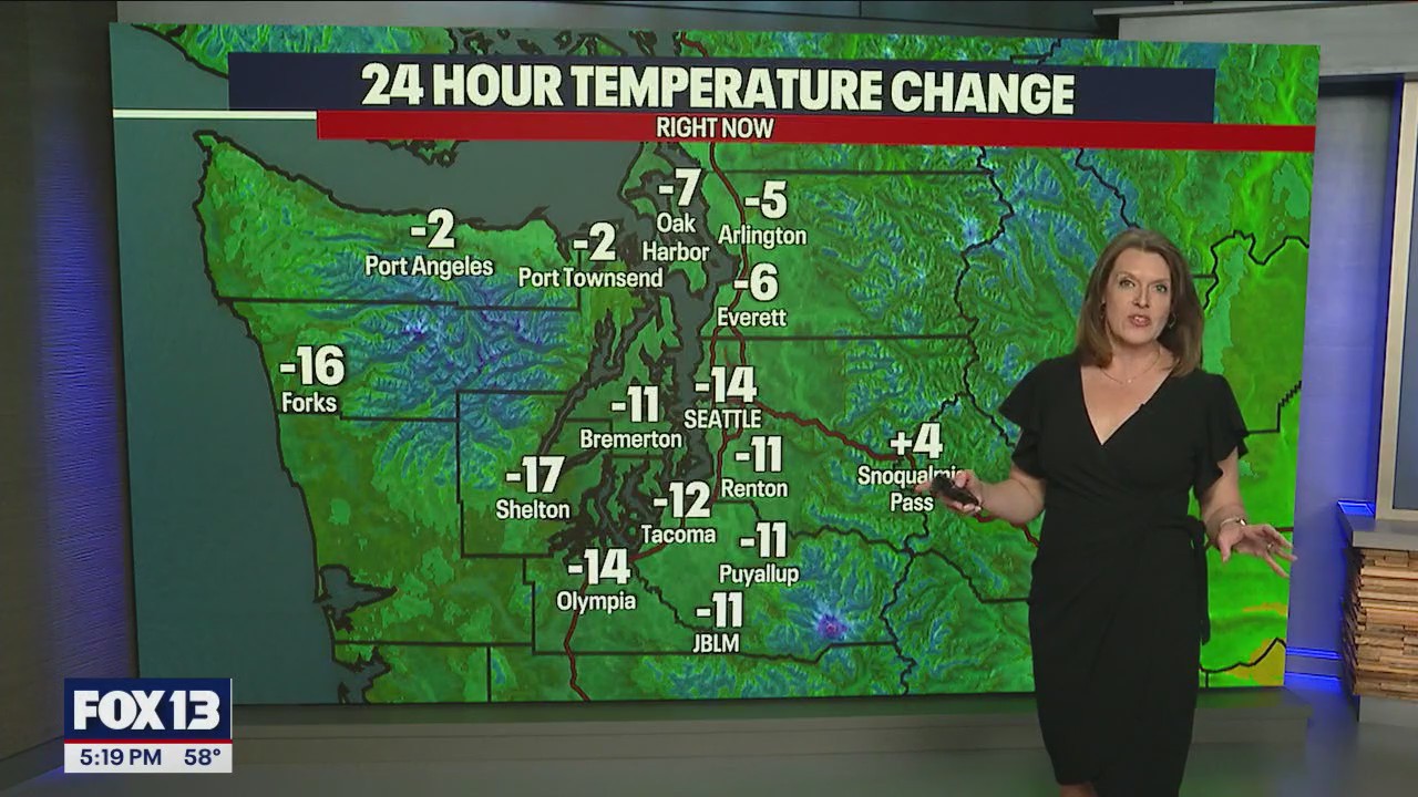 Seattle weather: A few showers for Sunday
