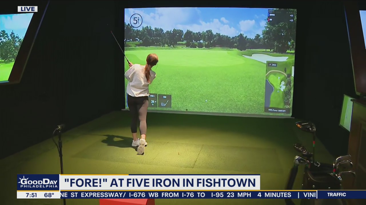 Weather for golfing isn't a problem with Fore! at Five Iron