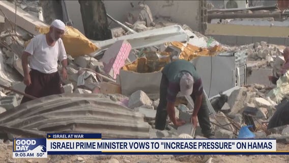 Israeli Prime Minister vows to "increase pressure" on Hamas