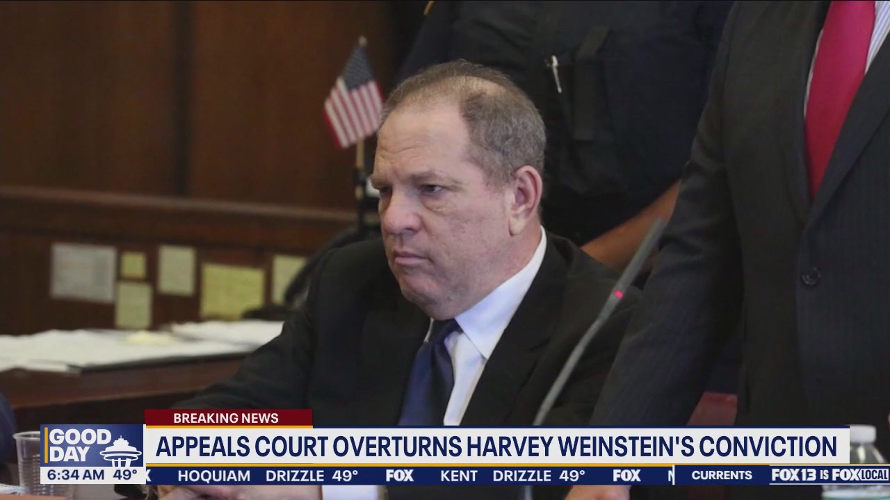 NY appeals court overturns Harvey Weinstein's 2020 rape conviction