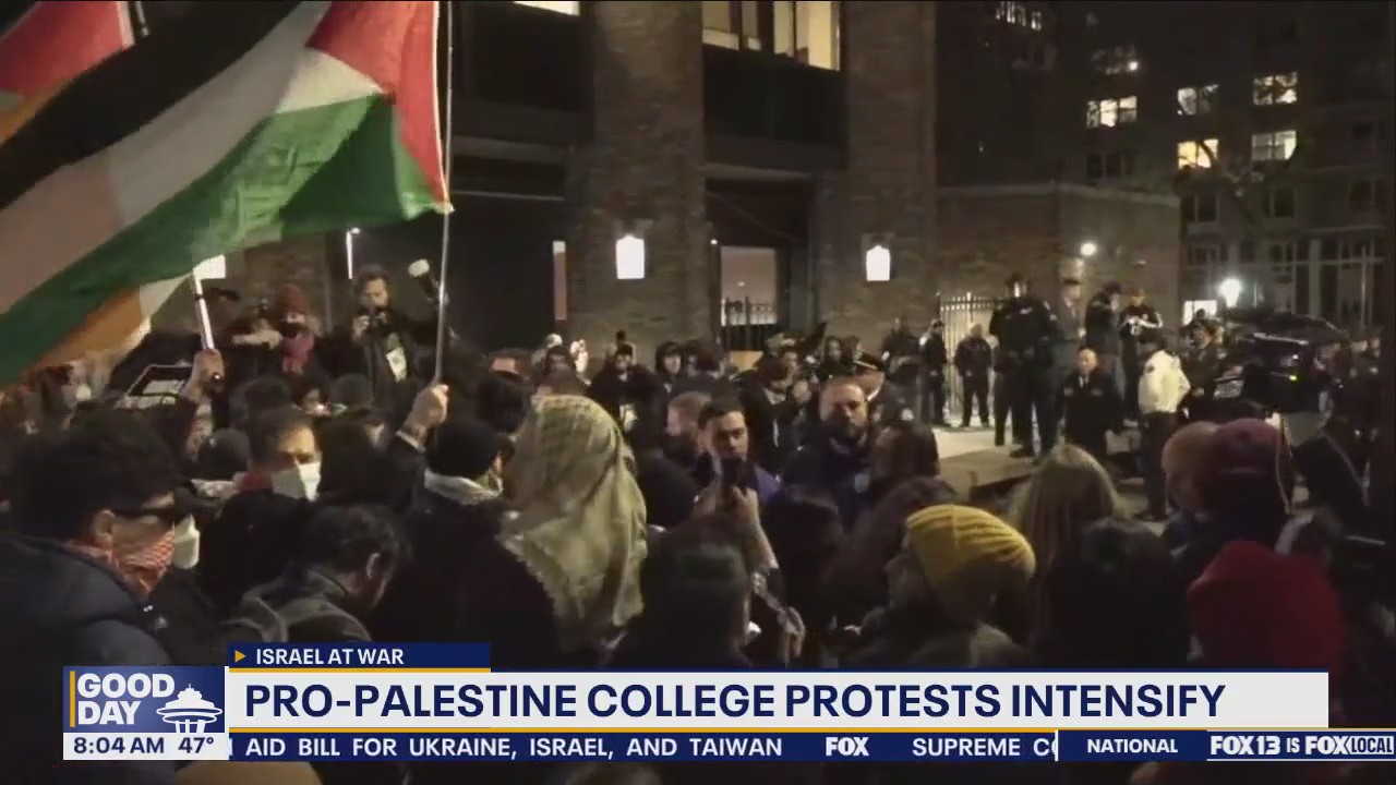Pro-Palestine college protests intensify across the U.S.