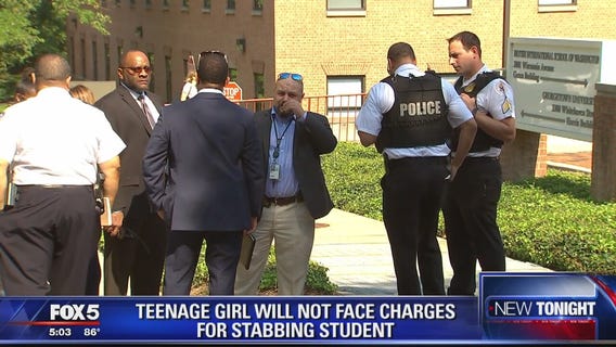 Teen girl will not face charges for stabbing fellow student at British International School in DC, police say