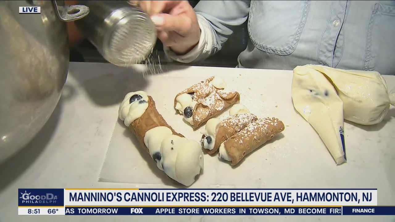 Blueberry cannoli: New Jersey shop makes blueberry season even sweeter