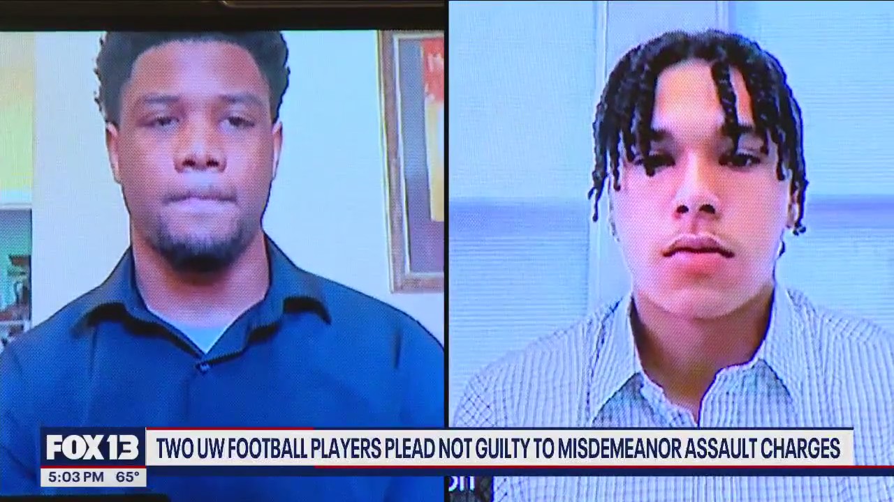2 UW football players plead not guilty to assault charges | FOX 13 Seattle