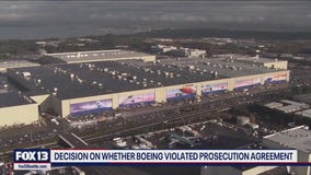 Decision on whether Boeing violated prosecution agreement