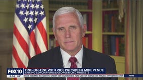Vice President Mike Pence speaks on coronavirus cases in Arizona