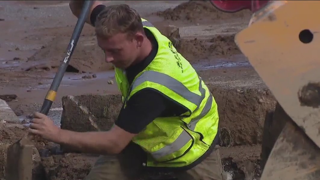 San Francisco homes flooded after water main break