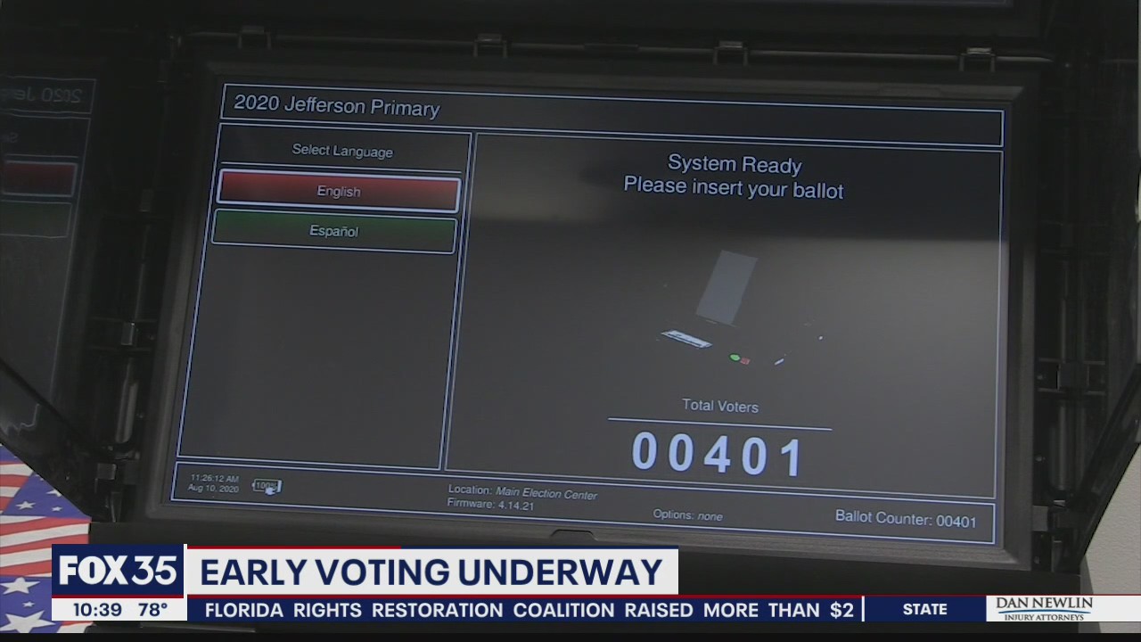 Early voting underway in Florida Primary