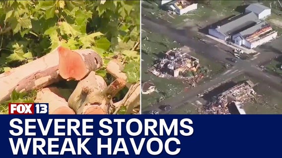 Clean-up underway after severe storms wreak havoc