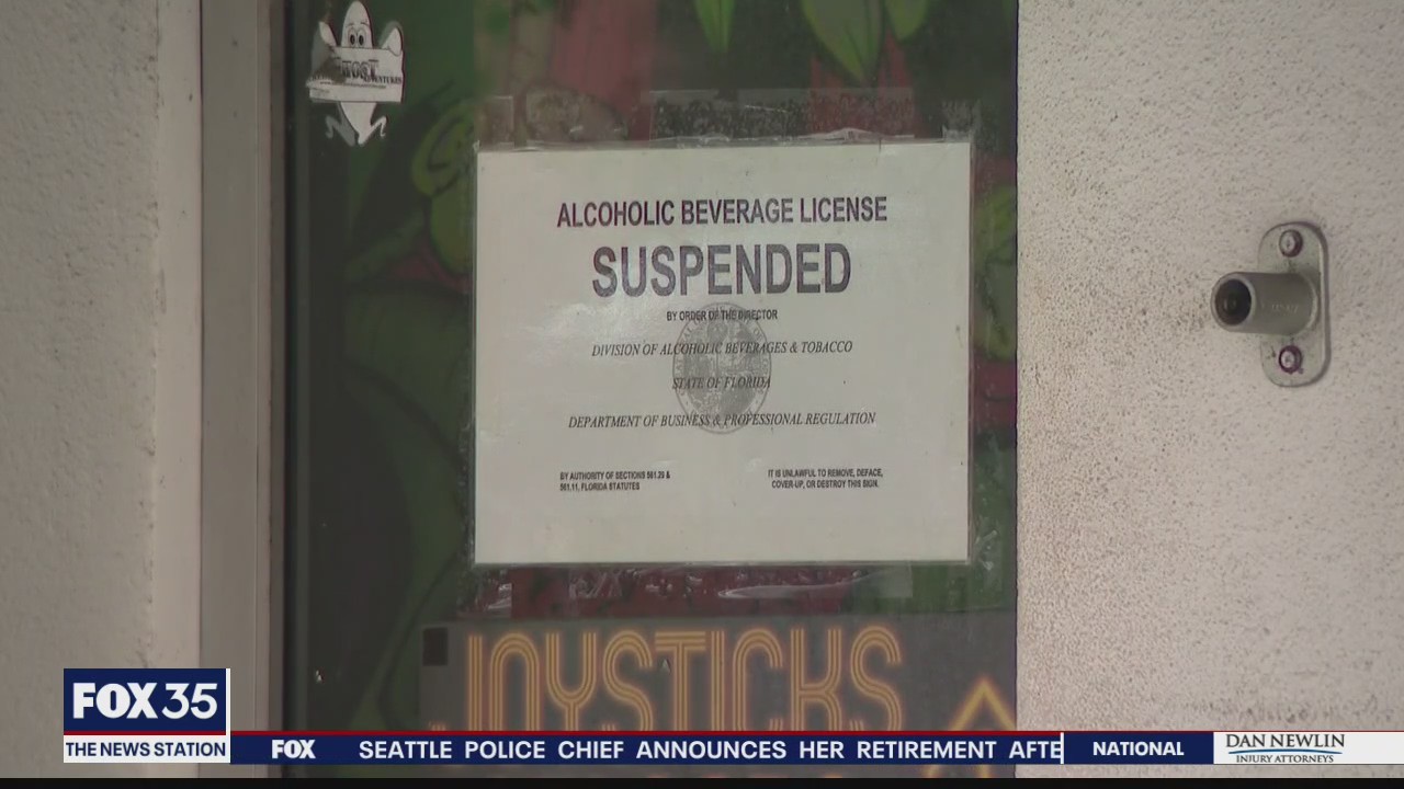 State suspends alcohol license for bars