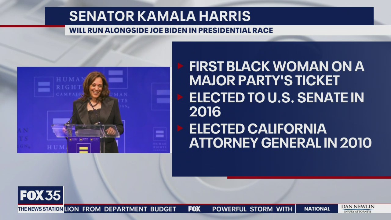 Biden chooses Harris as running mate